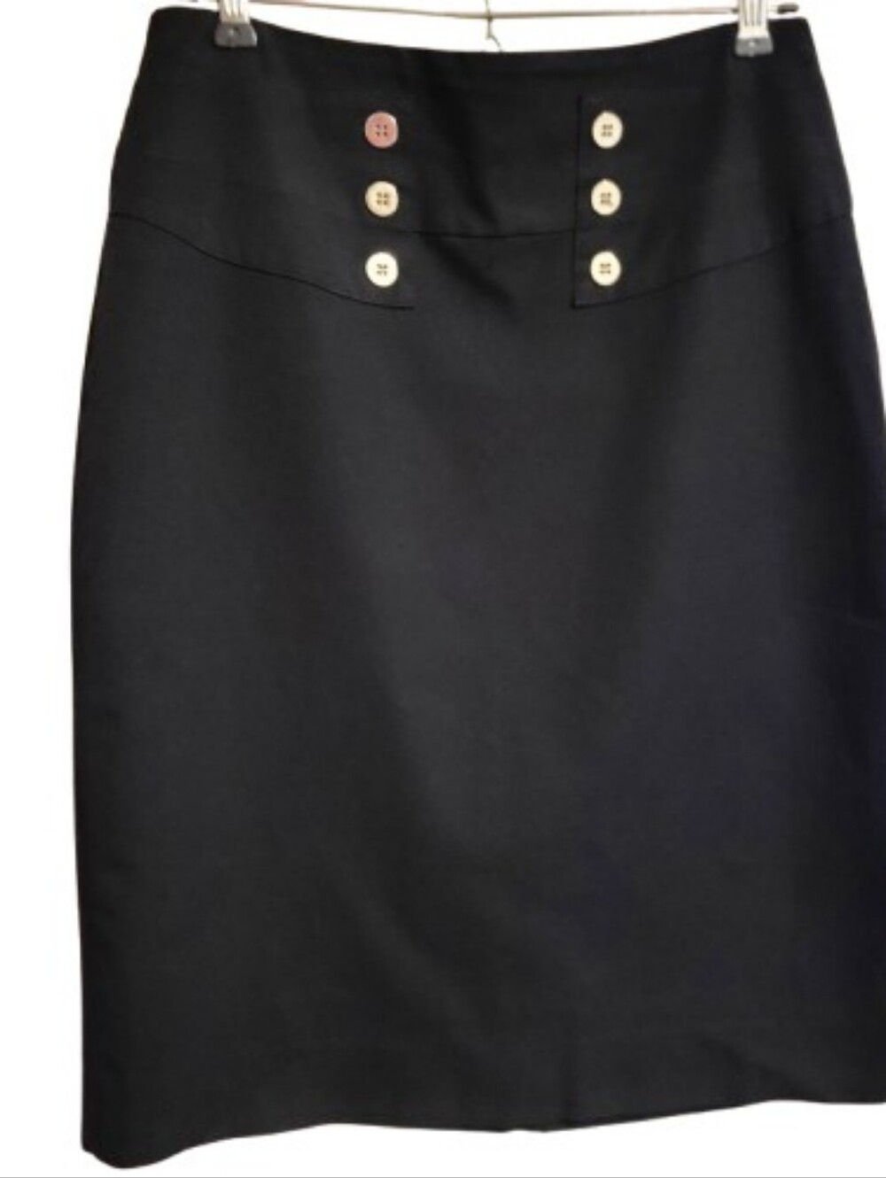 Alfani Women's Black Pencil Sailor Inspired Skirt Size Extra Small